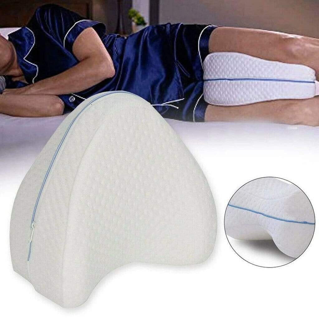 Ben jij een zijslaper?  Gebruik dit knie kussen om beter te slapen en om jouw rug te beschermen.